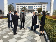 湖州市民政局副局长沈建军来太阳集团电子游戏调研生态葬