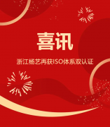 喜讯 | 浙江太阳集团电子游戏再获ISO体系双认证